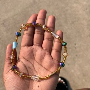Beaded anklet